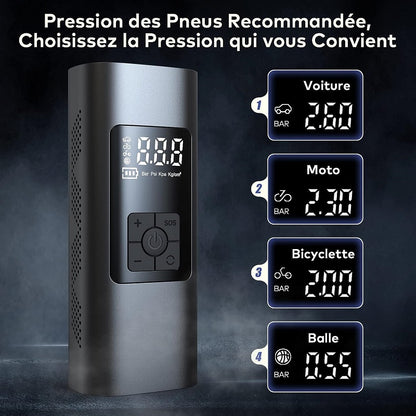 Pompe à Air Portable Avec Pression Digitale